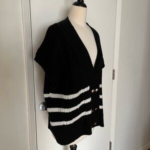 Anthropology Maeve Oversized Sweater Vest